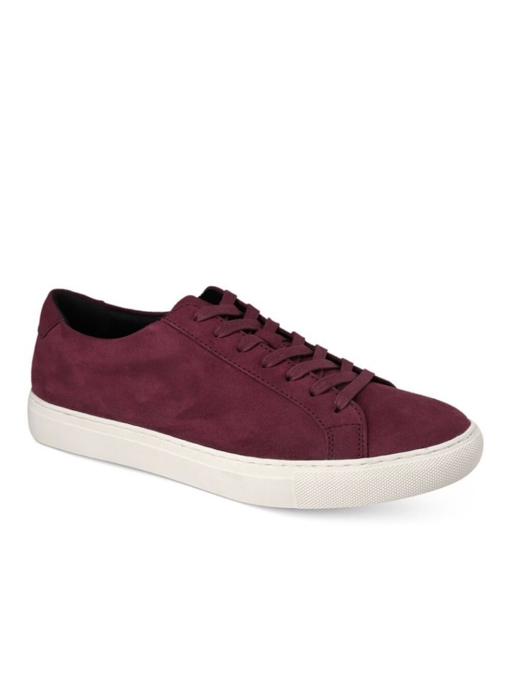 Alfani Men's Grayson Burgundy Suede Sneakers Size 9